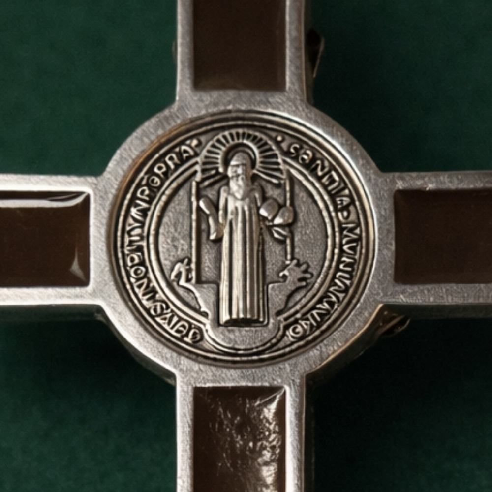 Catholic St. Benedict Pendant - Picture 5 of 6